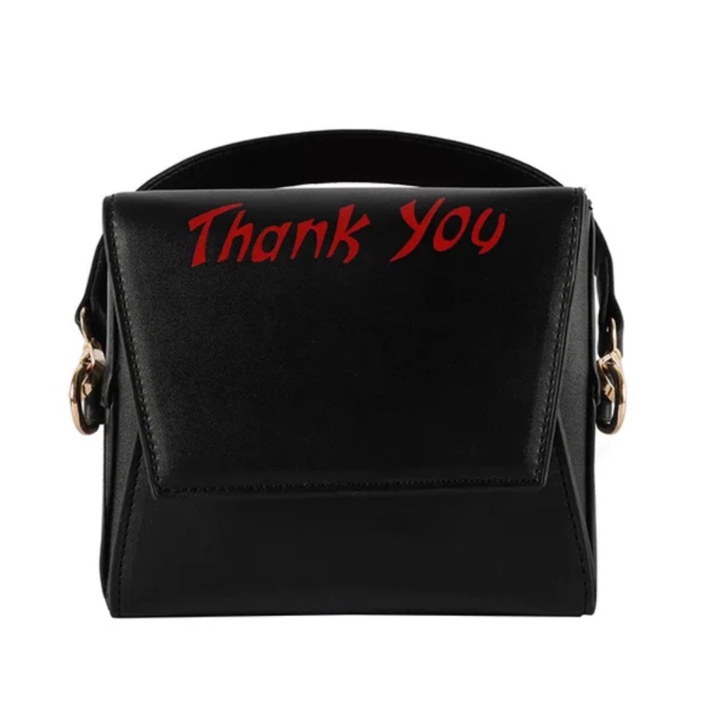 Chinese Pagoda Thank You Takeout Box Novelty Bag - Picture 5 of 8